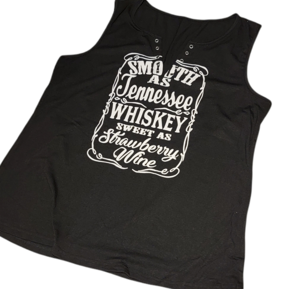 Tennessee Whiskey tank with grommets